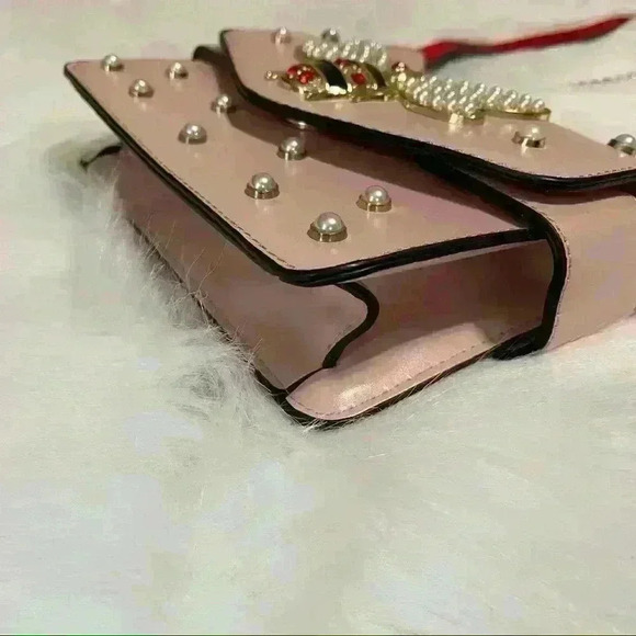 Fashion gg purse metal bee pearl pink - Picture 3 of 9